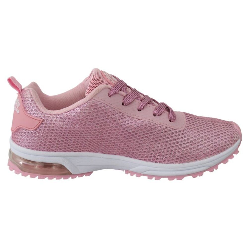 Plein Sport Pink Blush Polyester Gretel Sneakers Women's Shoes